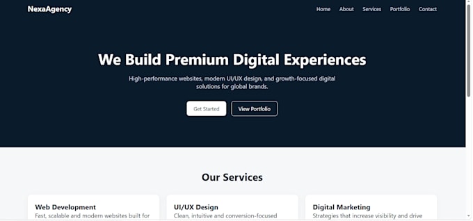 design responsive website for business or brand