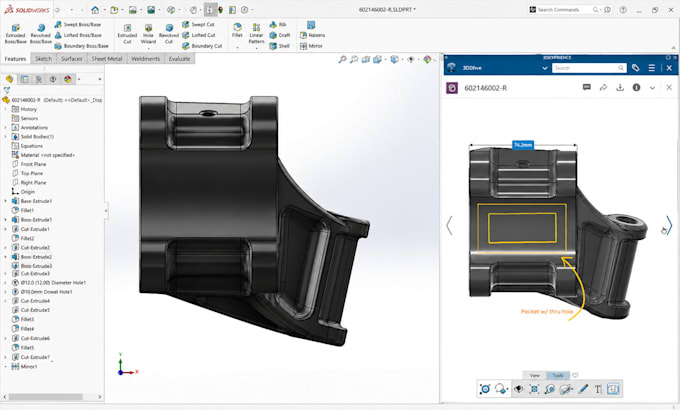 3d cad design industrial product design mechanical part design for manufacturing