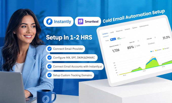 setup instantly or smartlead for cold email marketing