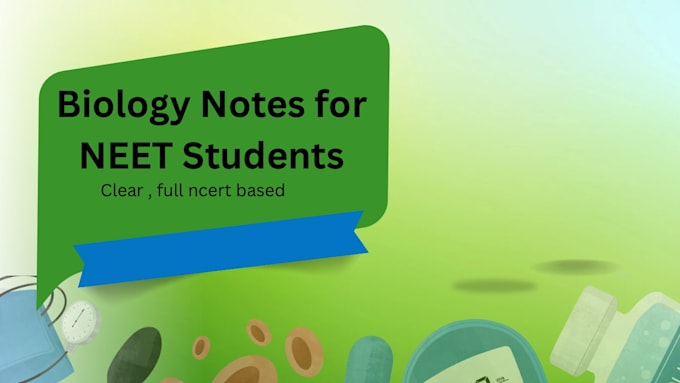 write biology notes and simple science articles for students