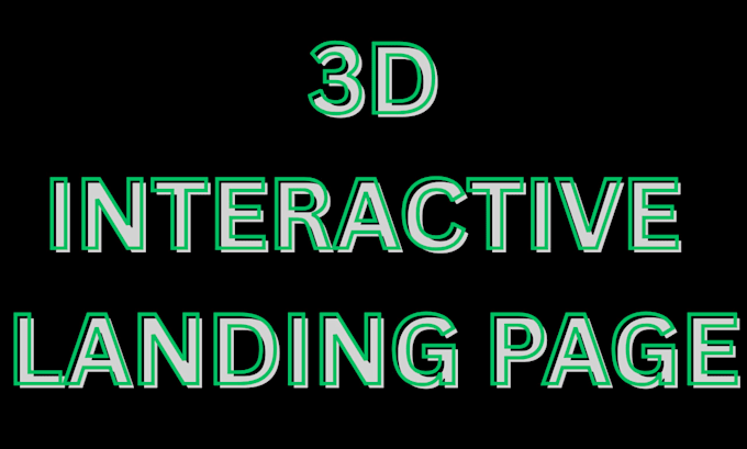 3d website animated website webflow website interactive landing page front page