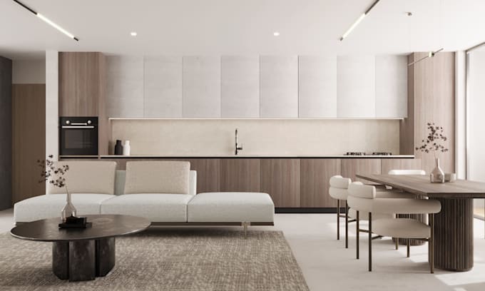 create photorealistic interior 3d renderings