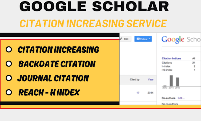 google scholar increase citation