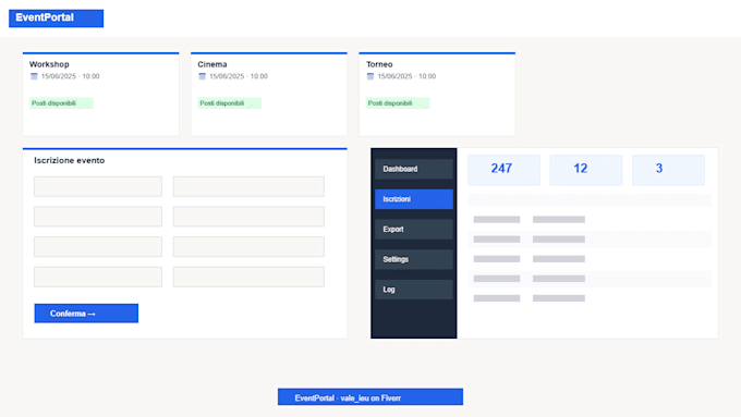 build a custom PHP mysql admin dashboard or registration portal