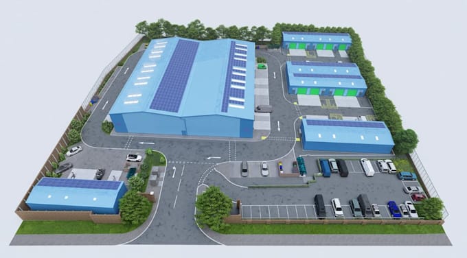 improving your 2d warehouse layout,factory render, storage,industrial design,3d