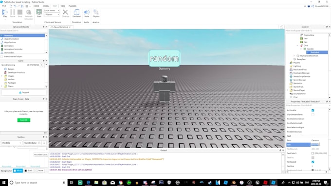 develop custom scripts for your roblox game
