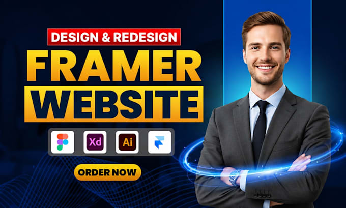 design framer website, framer landing page, framer portfolio as framer developer