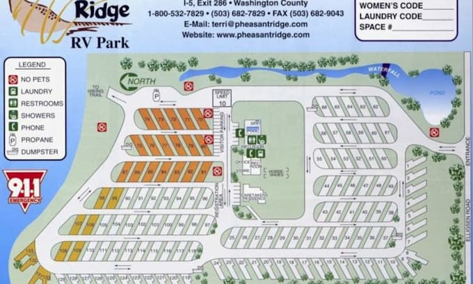 Nice Rv Park Layout Design rv park map, campground site plan and subdivision design within ...
