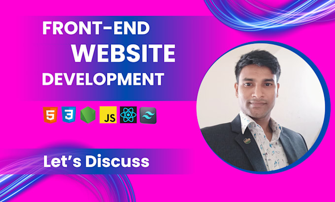 do front end web development with react, responsive website design