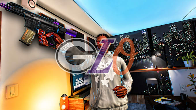 create a fivem, gta rp thumbnail for youtube