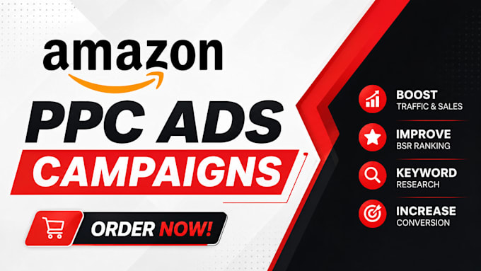 setup and manage amazon ppc campaign, amazon ads campaign expert