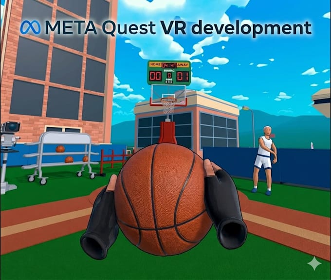 develop VR games and simulations in unity for questvr