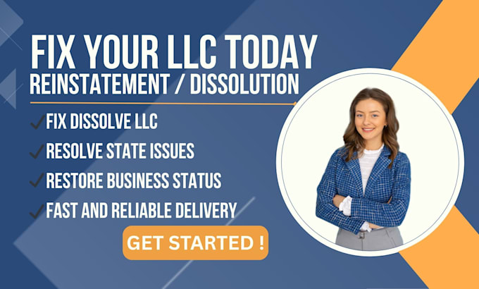 reinstate or dissolve your US llc and fix compliance issues