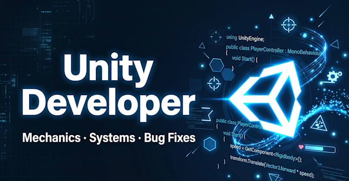 develop unity game mechanics, systems, and bug fixes