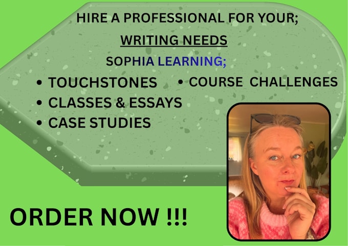 complete online course assigned tasks sophia learning capella studycom