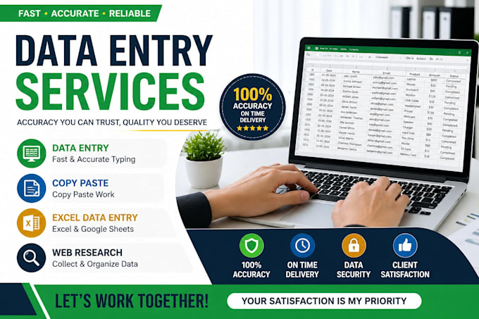 do fast and accurate data entry work