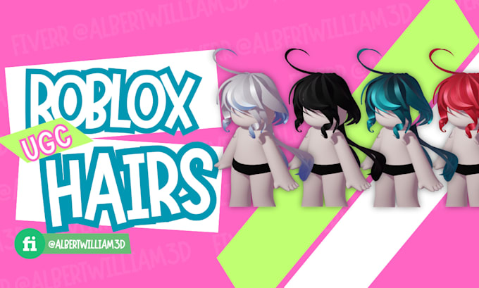 design custom roblox ugc hair models