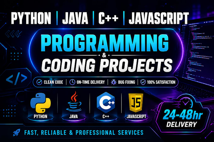 do computer science, java programming, cpp, python, ai, ml and coding projects