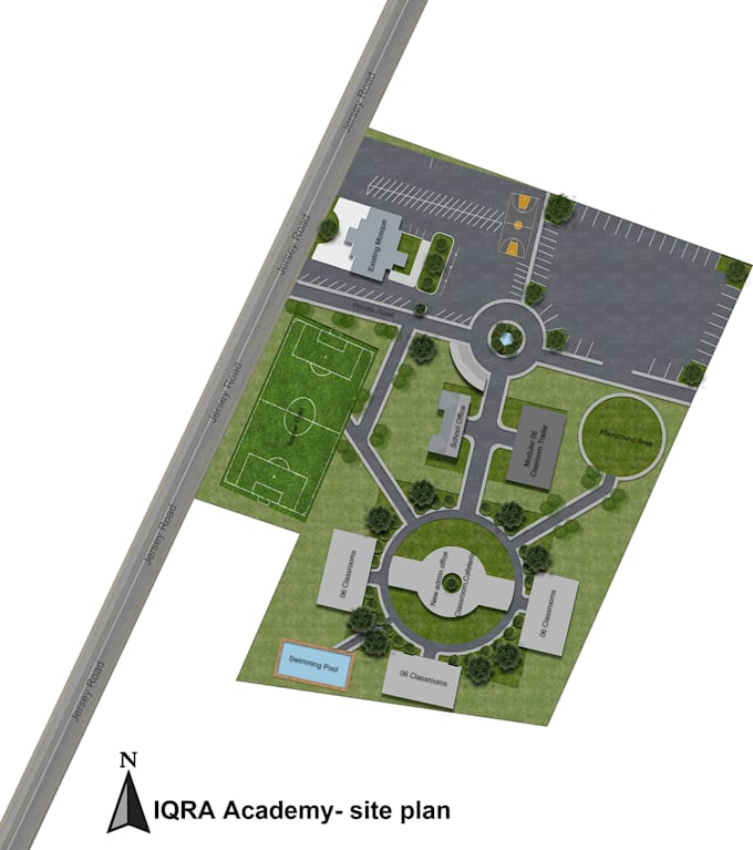 design 2d site plan, landscape plan, plot plan and property map