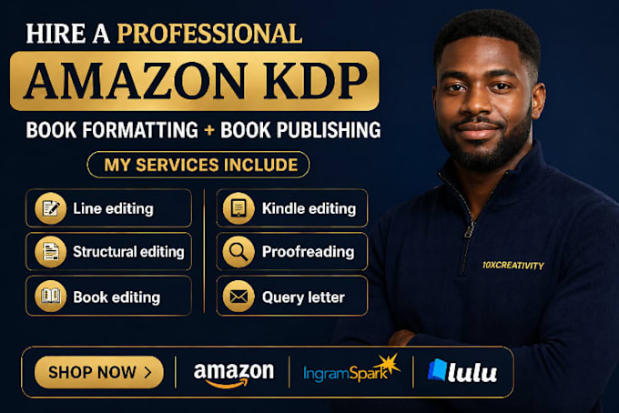 do professional line editing and kindle ebook editing