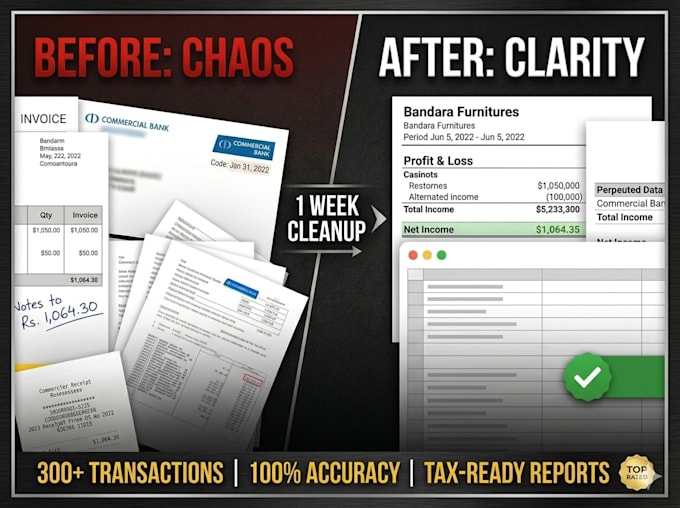 do quickbooks online cleanup specialist bank reconciliation and e commerce