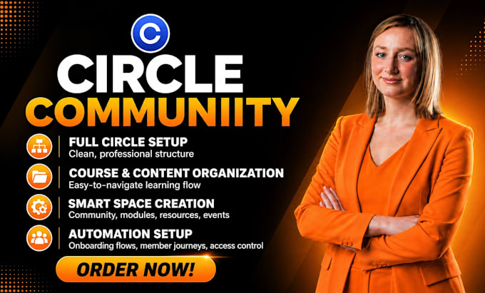 setup circle so online course community circle so manager circle automation