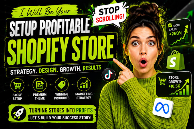 clone, build, design, redesign shopify website or dropshipping shopify store