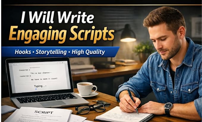 write high converting youtube video scripts, ads, and viral video script