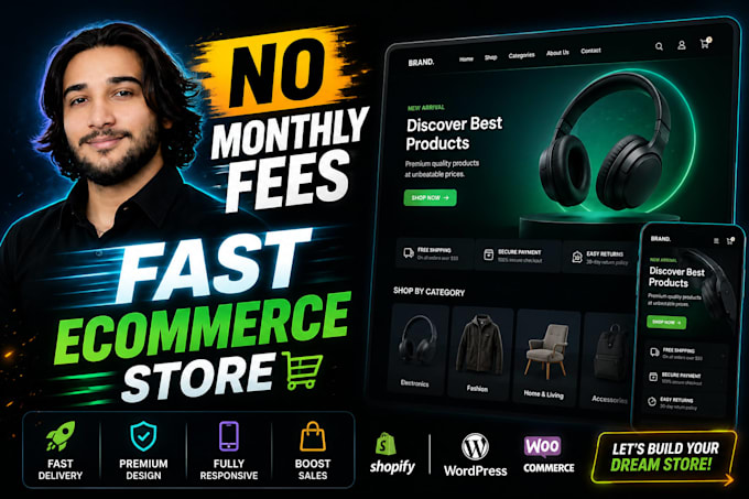 create fast ecommerce store with firebase backend