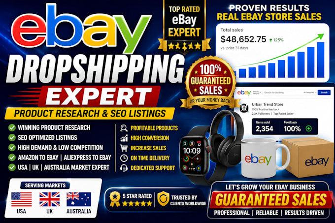 manage your ebay dropshipping store and find wining products