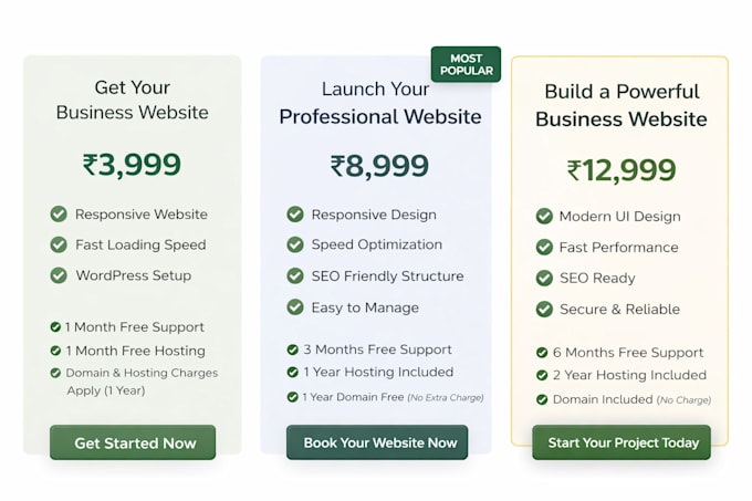 design a professional and responsive wordpress website