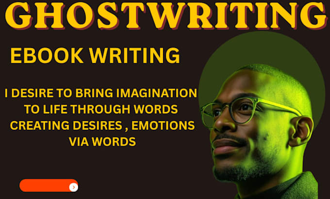 ghostwrite a bestselling ebook for you