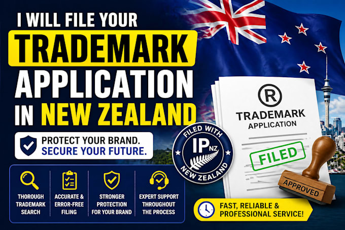 file your trade mark application in new zealand