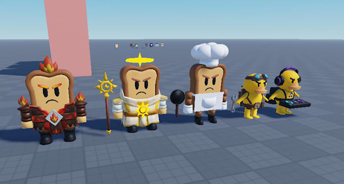 do any character in blender for roblox
