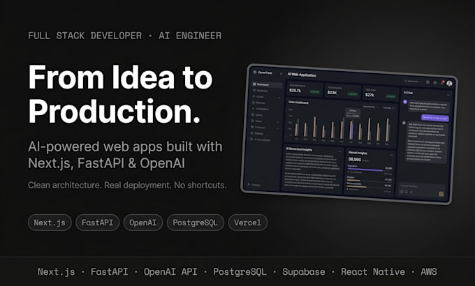 Build an ai powered web app using next js and fastapi by Mithilgirish ...