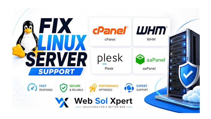 fix linux server, urgent support cpanel plesk aapanel php dns nginx mysql repair