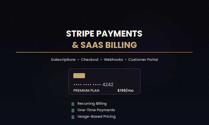 integrate stripe payments and saas billing into your app