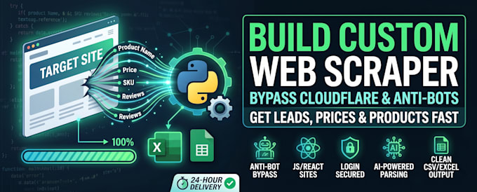 build a custom python web scraper