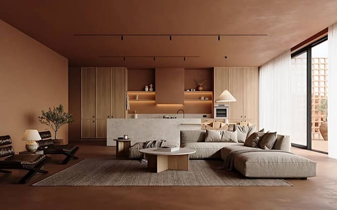 create 3d furniture design, interior visualization and photorealistic rendering