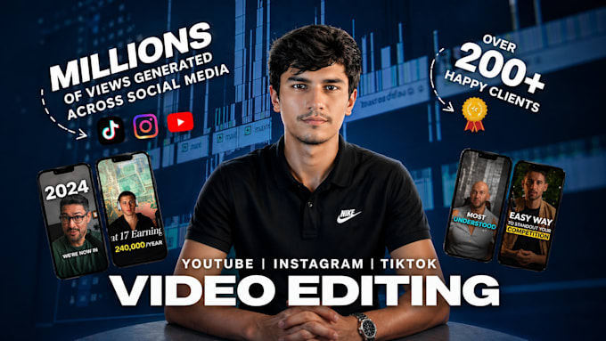 Edit engaging instagram reels, tiktok and youtube shorts by Rufin ...