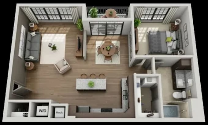 draw architectural design  2d floor plan autocad sketchup