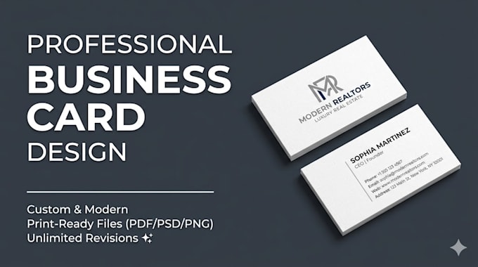 create professional buisness card
