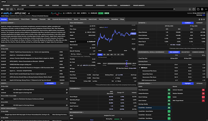 provide financial and market data pack using lseg data