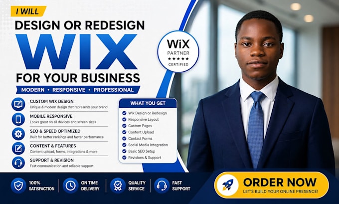 design or redesign wix website for your busines