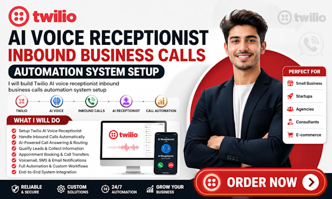 deploy twilio ai voice agent inbound outbound call automation scale system setup