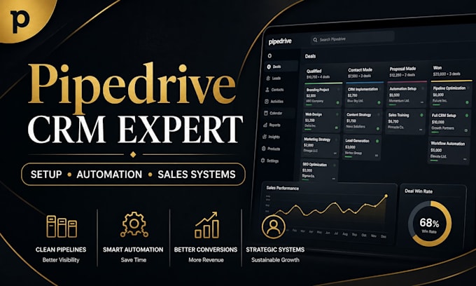 Set up and automate your pipedrive crm for better sales by Elite_hurgh ...