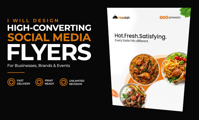 design high converting social media flyer, poster or instagram post