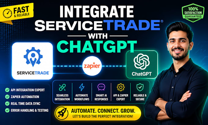 Integrar servicetrade com chatgpt usando integração de api do zapier ...