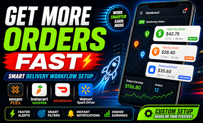 develop amazon bot instacart bot doordash bot and spark driver bot,