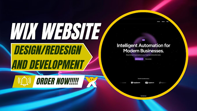 redesign wix website, create wix studio site and optimize wix SEO